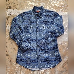 Pearl Snap ROCKNRoll Mens Shirt Long Sleeve